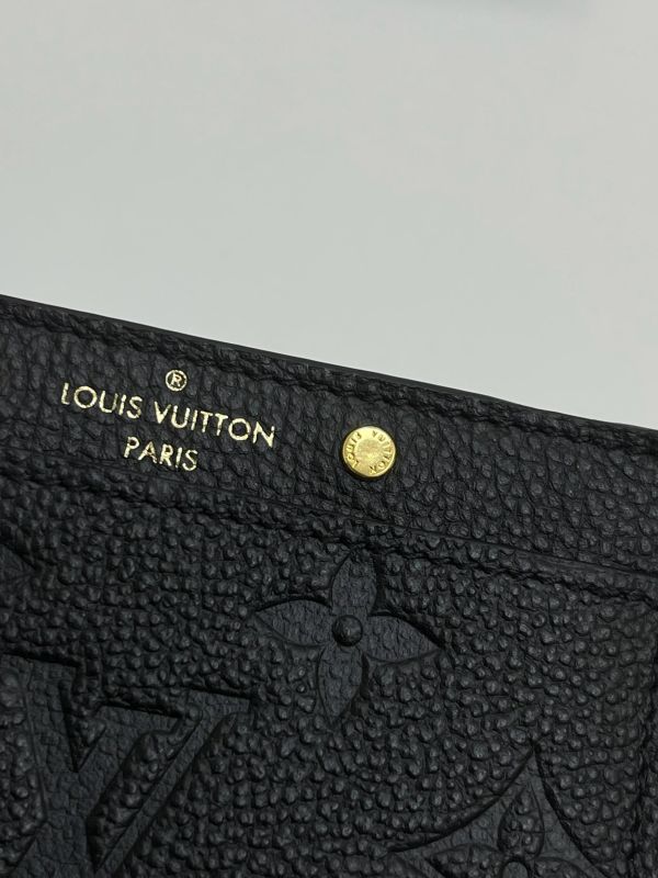 【未使用閒置品】LV Monogram Empreinte 皮革名片夾 