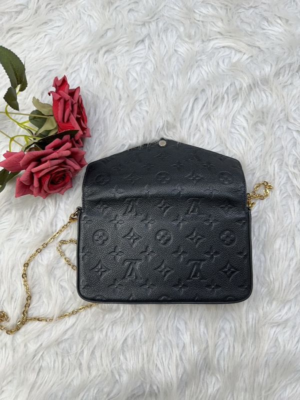 【12期0利率】LV Félicie Pochette 舊款壓紋老花三合一 (非絨布內裡)【21年9月台灣購證】【88成新】 