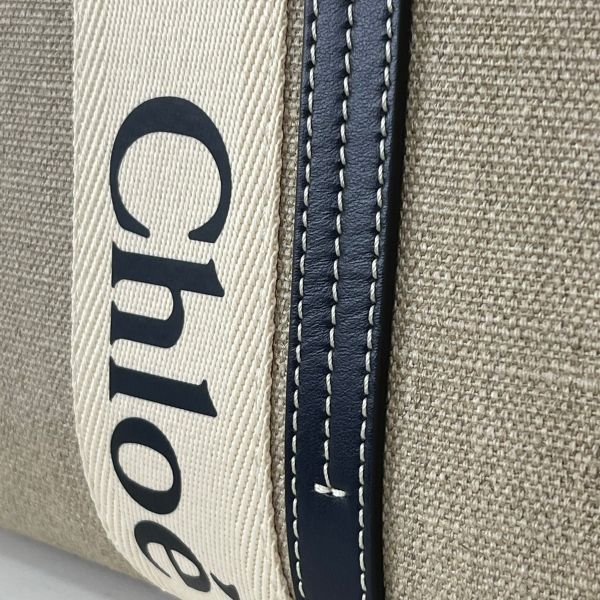 【12期0利率】【全新品】Chloé 中號Woody Tote Bag 深藍 