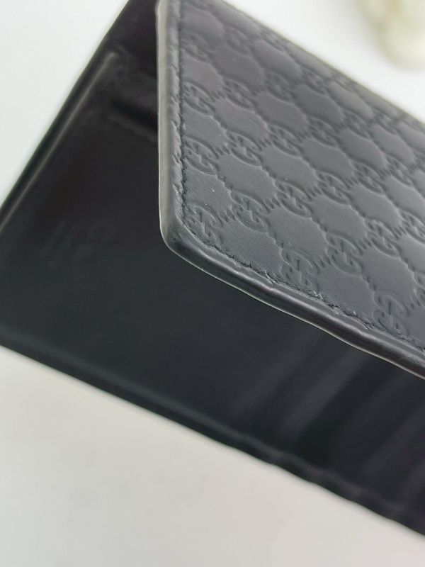 【85成新】GUCCI Guccissima GG壓紋對開長夾 