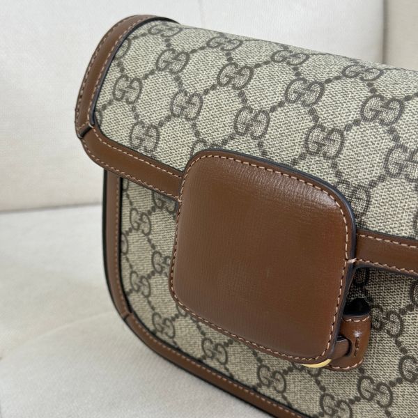 【12期0利率】GUCCI Horsebit 1955 MINI【99成新】 