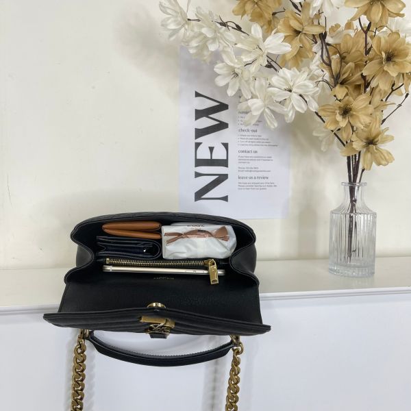 【12期0利率】YSL COLLèGE中性絎縫皮革手袋【22年1月台灣購證】【95成新】 