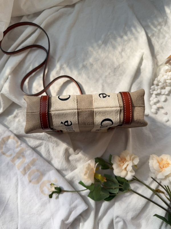 【分期0利率】CHLOE WOODY TOTE 迷你 棕【9成新】 