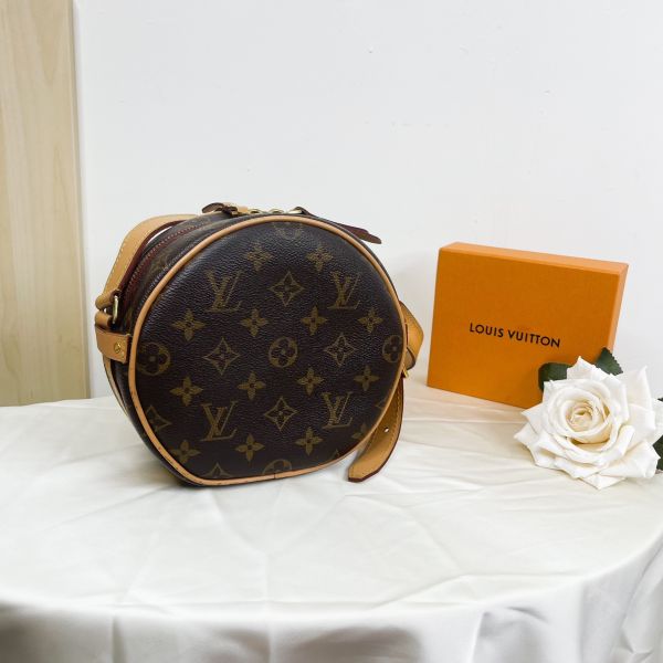 【12期0利率】LV  BOÎTE CHAPEAU圓餅包  PM 【85成新】 