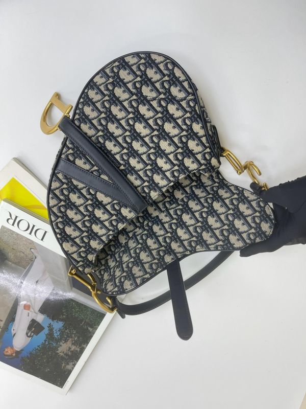 【99成新】DIOR  SADDLE 馬鞍包 中號 
