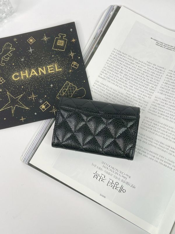【分期0利率】CHANEL COCO 牛皮零錢卡包【99成新】 