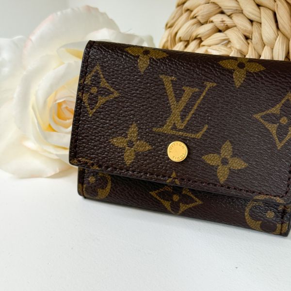 【12期0利率】LV Micro 老花三折短夾【全新品】【現金價14300】 