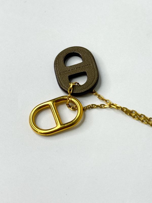 【95成新】HERMES 豬鼻項鍊 