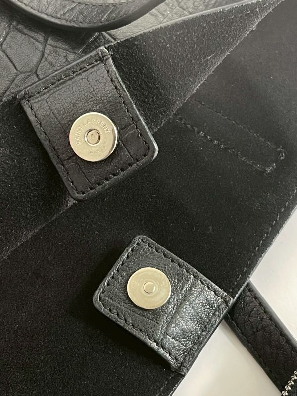 【分期0利率】YSL 鱷魚壓紋托特子母包【9成新】 