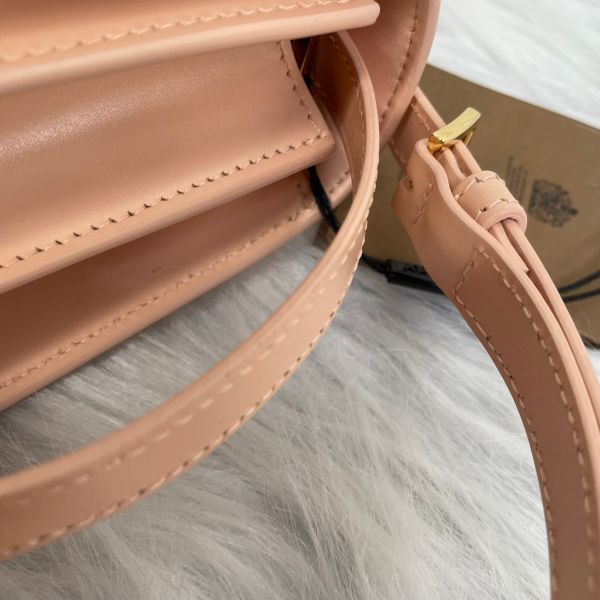 【9.9成新】【12期0利率】TB 小號專屬別皮革鎖識扣包 豆腐包 