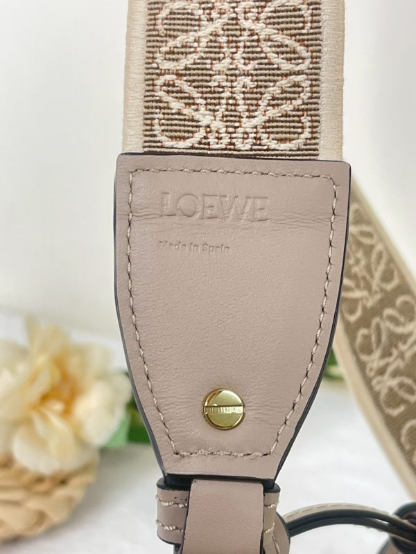 【分期0利率】LOEWE MINI GATE 雙層包 沙色【99成新】 