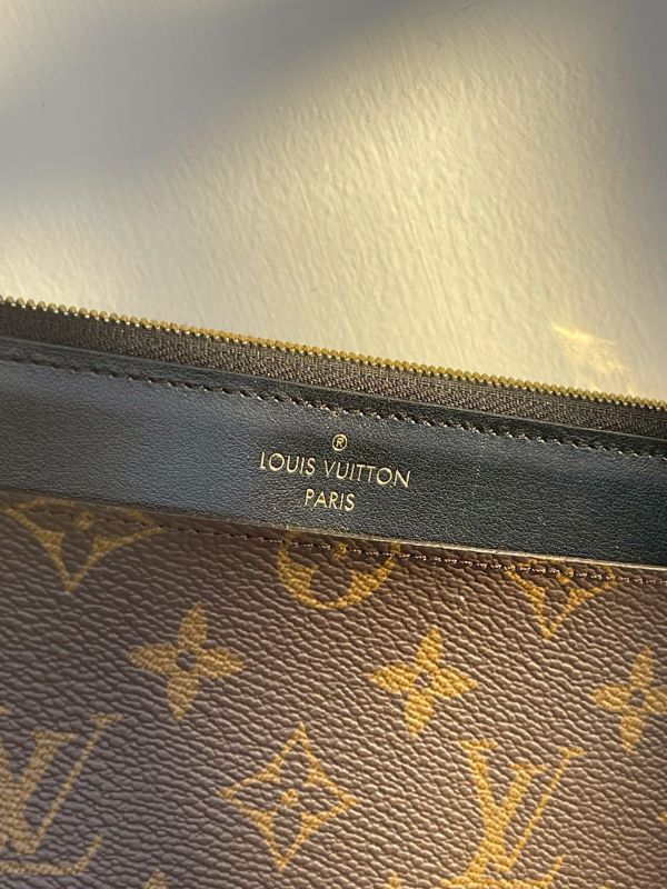 【95成新】LV SLIM 薄型拉鍊長夾 