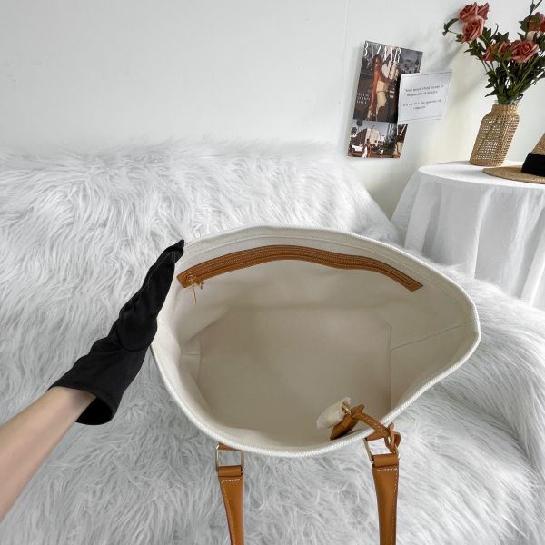 【12期0利率】CELINE二手 CABAS帆布字母托特包 【99成新】 