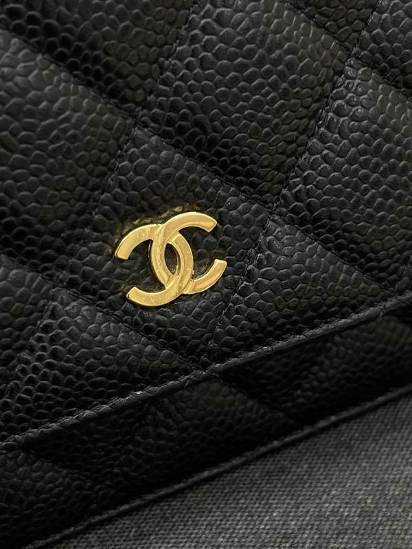 【9成新】CHANEL  磁吸扣荔枝牛皮WOC 