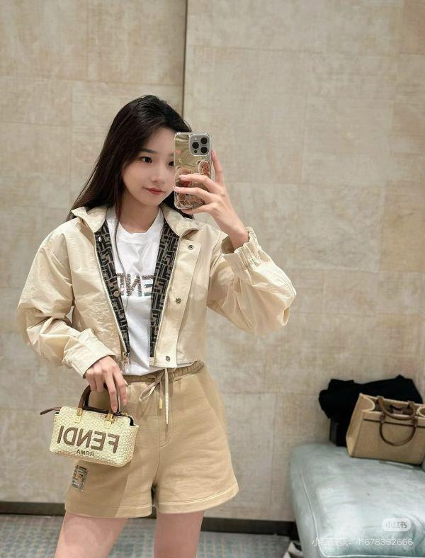 【95成新】FENDI BY THE WAY 竹編兩用迷你波士頓包 
