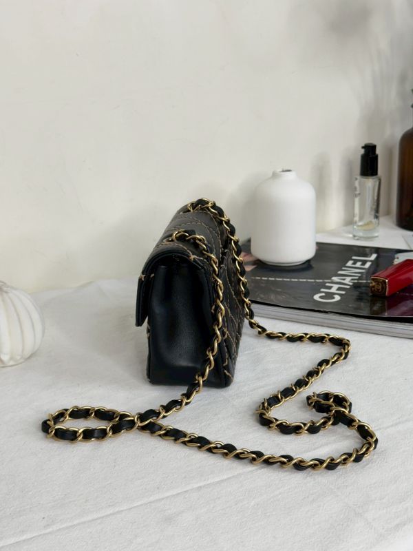 【分期0利率】CHANEL VINTAGE 外縫線方胖【9成新】 