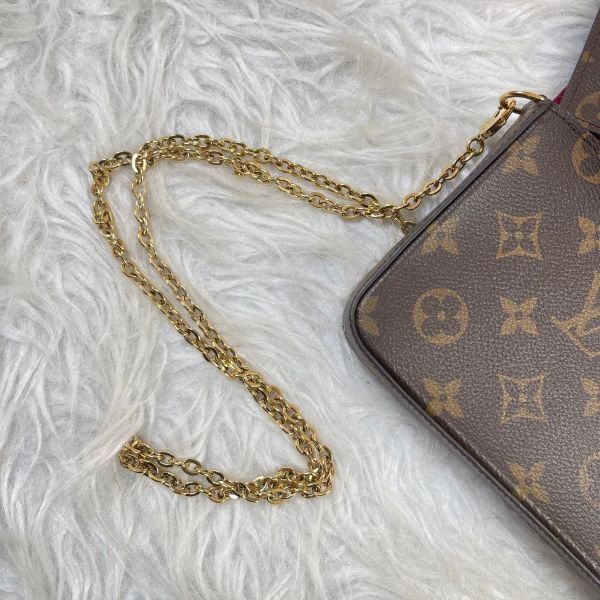 【12期0利率】 LV LV Félicie Pochette 舊款老花三合一 (非絨布內裡)【9成新】 