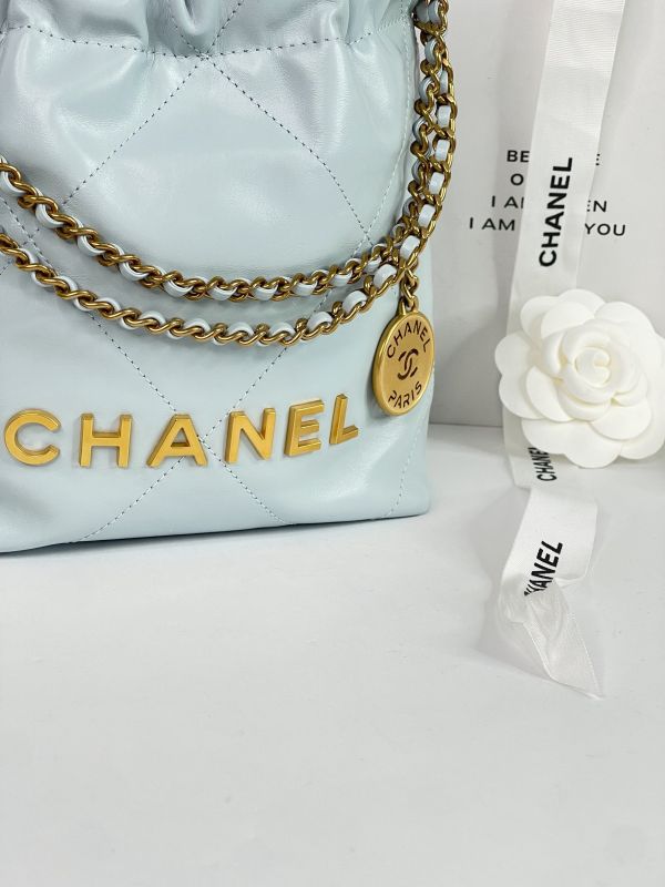 【95成新】CHANEL 22 迷你束口包 