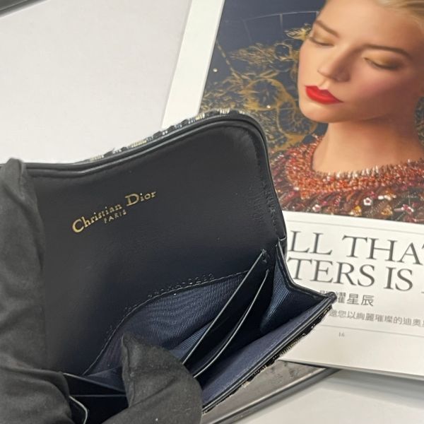 【12期0利率】DIOR SADDLE BLOOM 卡夾【23年1月台灣購證】【9成新】 