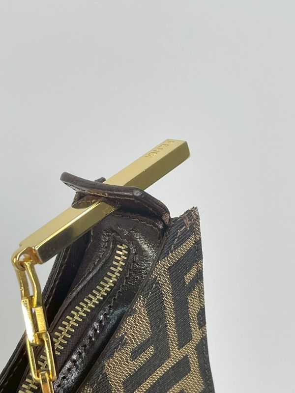 【9成新】FENDI ZUCCA 半月包 