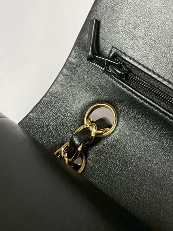 【分期0利率】CHANEL CF25 黑金羊皮【9成新】 