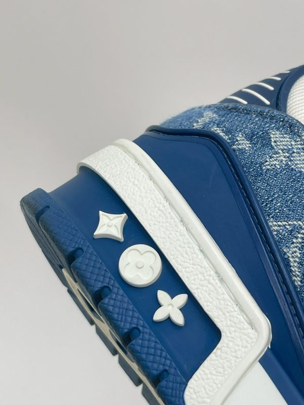 【95成新】LV TRAINER 牛仔藍 36號 