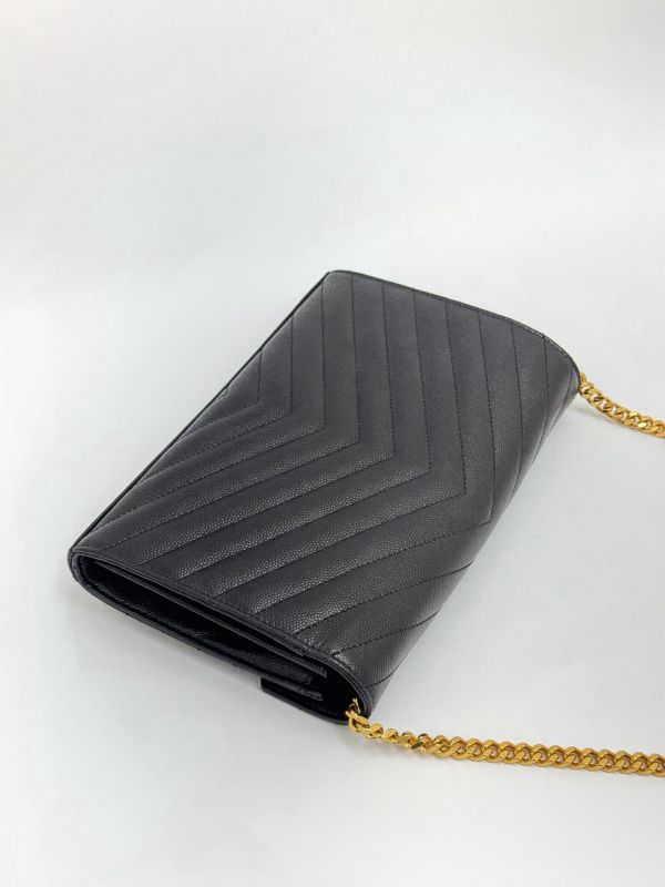 【9成新】YSL WOC 魚子醬鍊包 22.5CM 