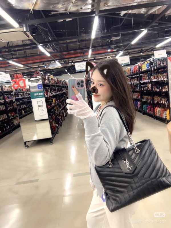 【分期0利率】YSL LOULOU大號肩背包【99成新】 