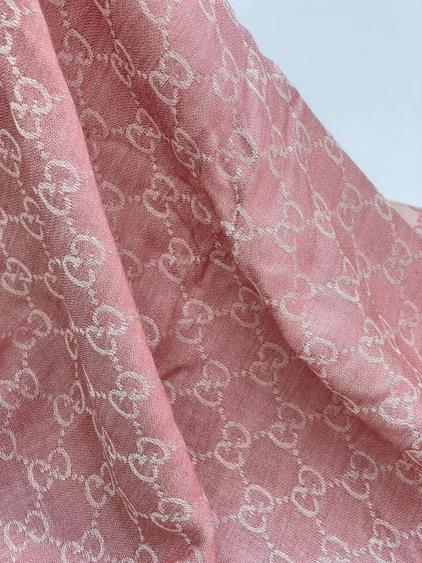 【95成新】GUCCI GG緹花羊毛混絲披肩(圍巾) 
