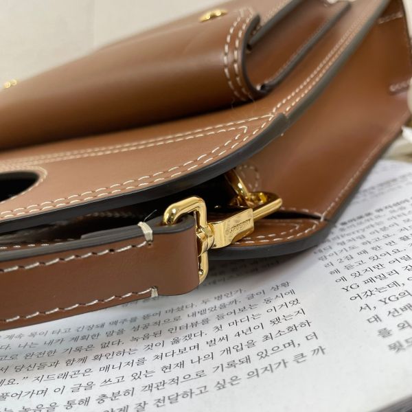 【12期0利率】BURBERRY MINI pocket bag 手提 斜背包 焦糖色【95成新】 