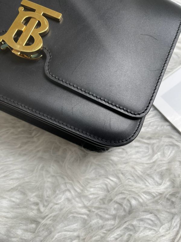 【分期0利率】BURBERRY TB LOGO肩背包 中號【9成新】 