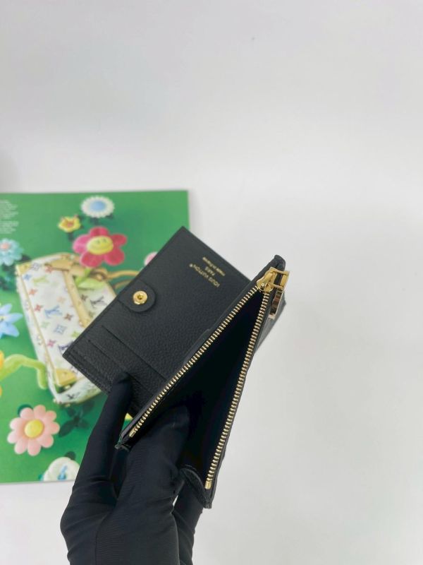 【全新品】LV Lisa 短夾 黑 