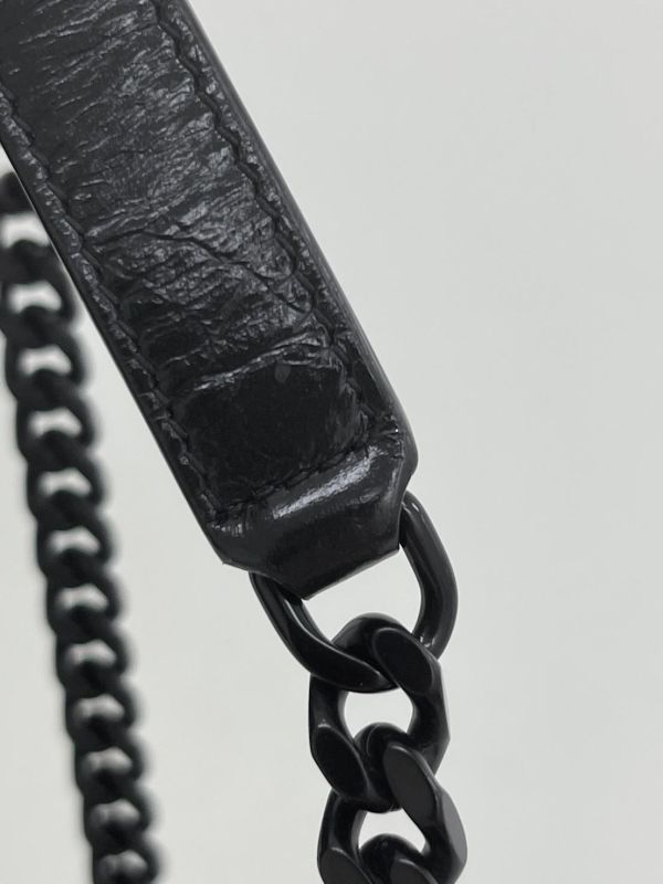 【95成新】YSL NIKI 中號 SO BLCAK D扣款 