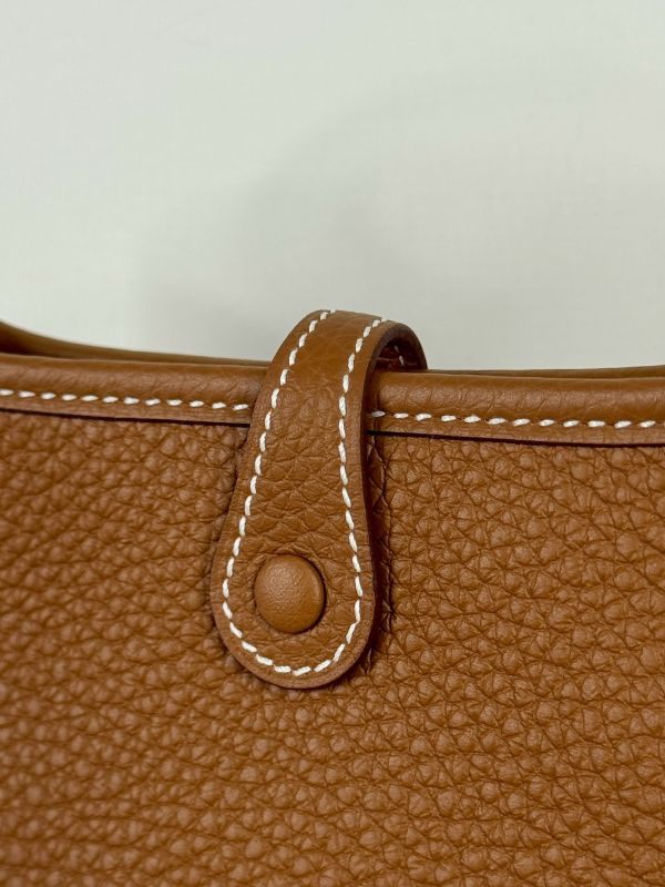 【分期0利率】HERMES Evelyne mini 棕色【未使用閒置品】 