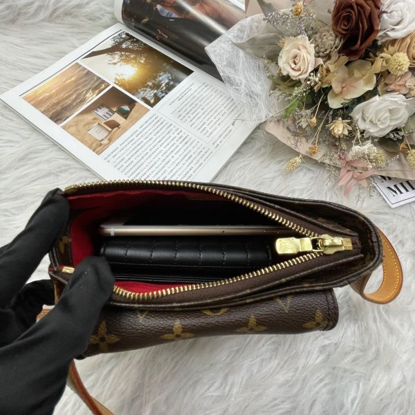 【12期0利率】LV老花豆腐包【85 成新】 