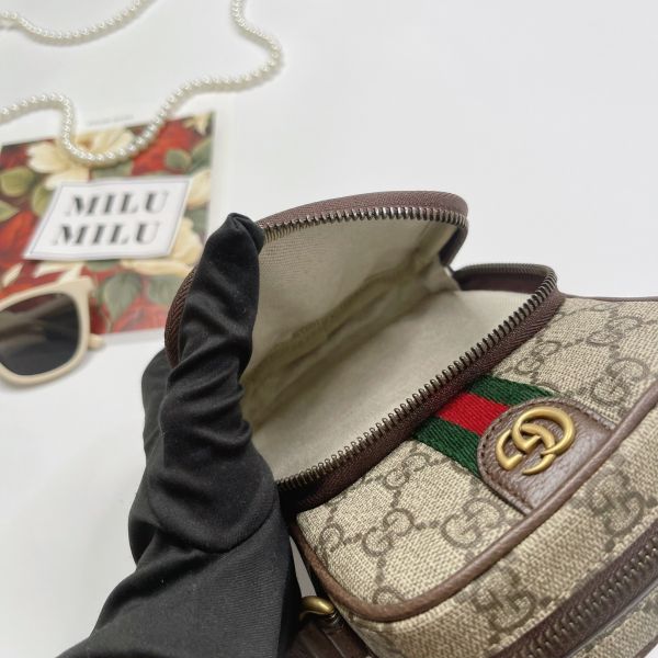 【12期0利率】GUCCI  OPIDIA 雙層拉鍊記者包【全新品】 