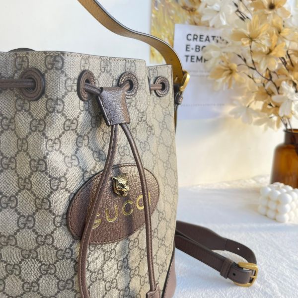 【分期0利率】GUCCI 虎頭水桶後背手提兩用包【9成新】 