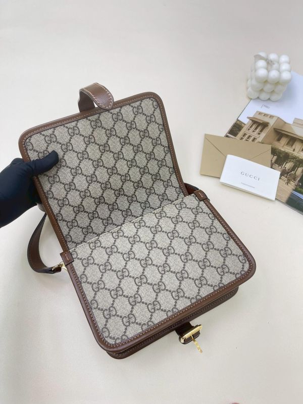 【未使用閒置品】GUCCI GG RETRO迷你斜背包 