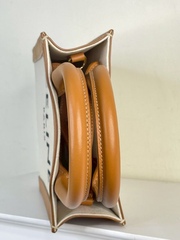 【95成新】CELINE印花LOGO帆布迷你琴譜包 