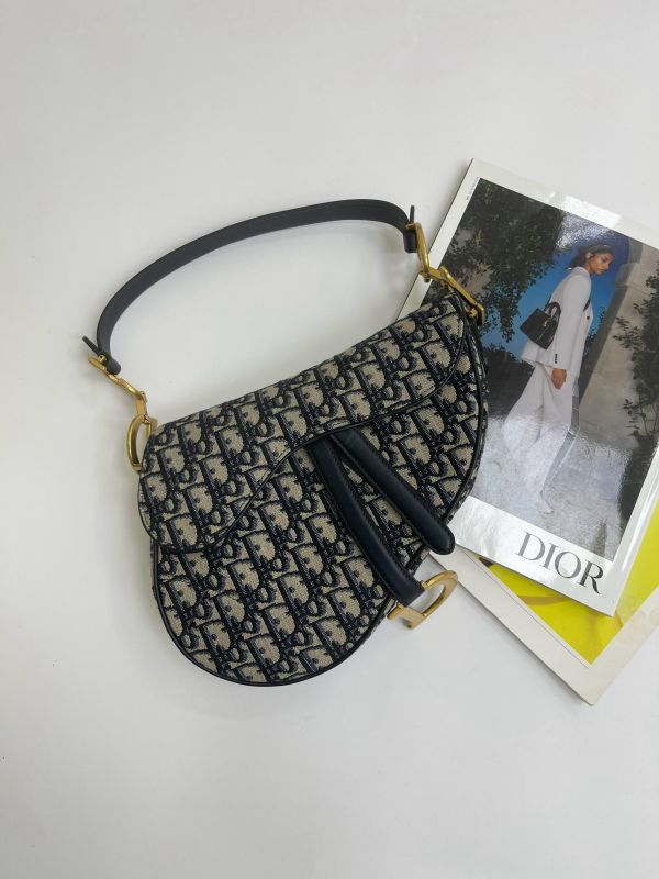 【99成新】DIOR  SADDLE 馬鞍包 中號 