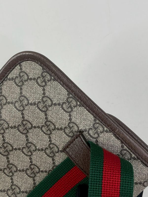【99成新】GUCCI Supreme虎頭胸包 