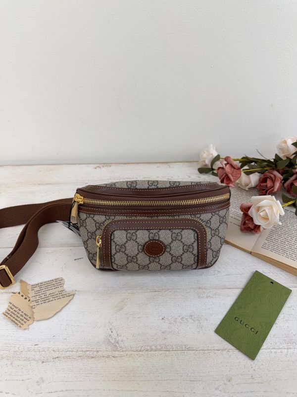 【全新品】GUCCI INTERLOCKING G腰包 