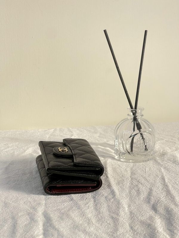 【95成新】CHANEL 26S COCO迷你雙層三折短夾 