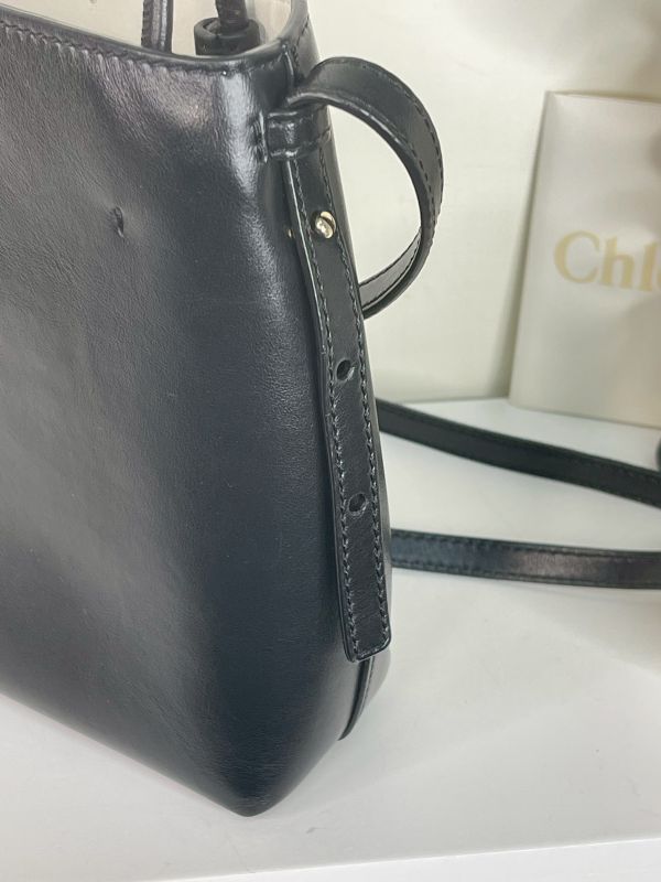 【分期0利率】CHLOE Sense Micro 牛皮手提肩背兩用包【95成新】 