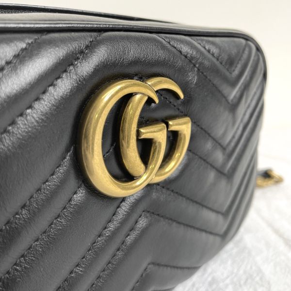 【12期0利率】GUCCI GG Marmont 相機包【9成新】 