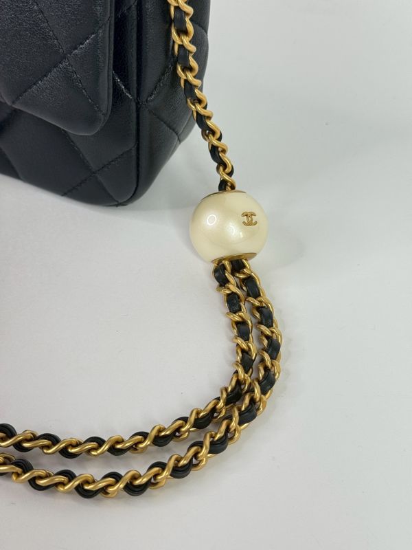 【未使用閒置品】CHANEL 24S 雙湯圓方胖 