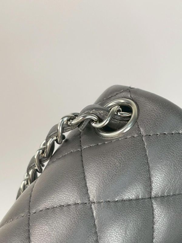 【99成新】CHANEL 方胖 晶片款深灰 