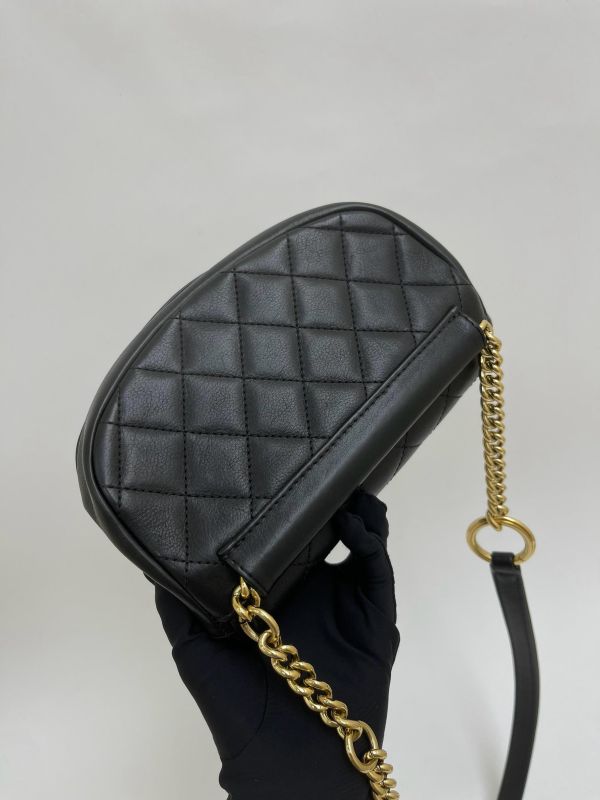 【9成新】CHANEL 菱格紋馬鞍胸腰包 