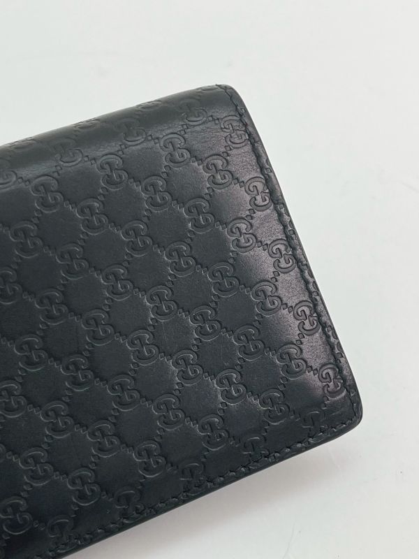 【85成新】GUCCI Guccissima GG壓紋對開長夾 