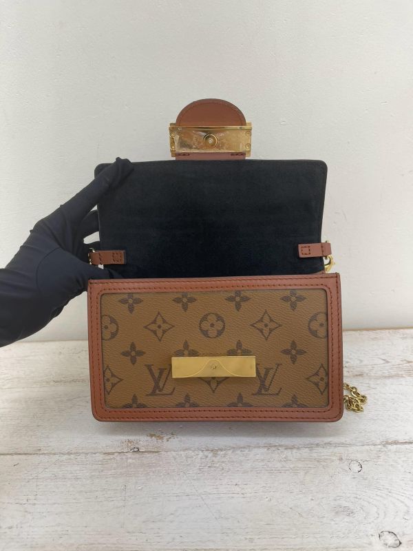 【9成新】LV Dauphine 鏈帶錢包 